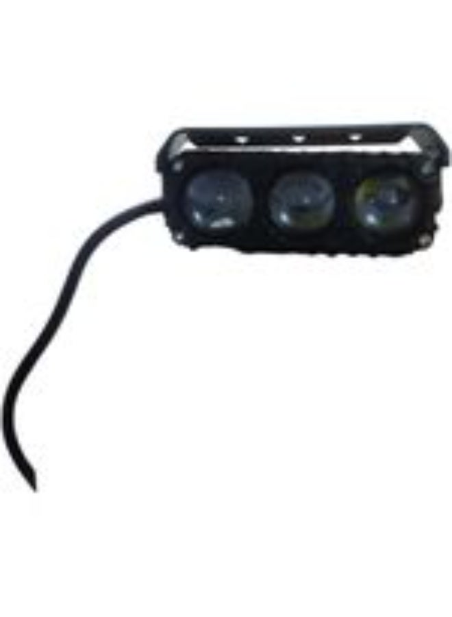 مجموعة مصابيح ضباب LED للسيارة - 3 عدسات - للطرق الوعرة - سكوربيون - قوية ومشرقة - مناسبة للسيارات والدراجات النارية والدراجات البخارية والشاحنات - قطعة واحدة - Image 1